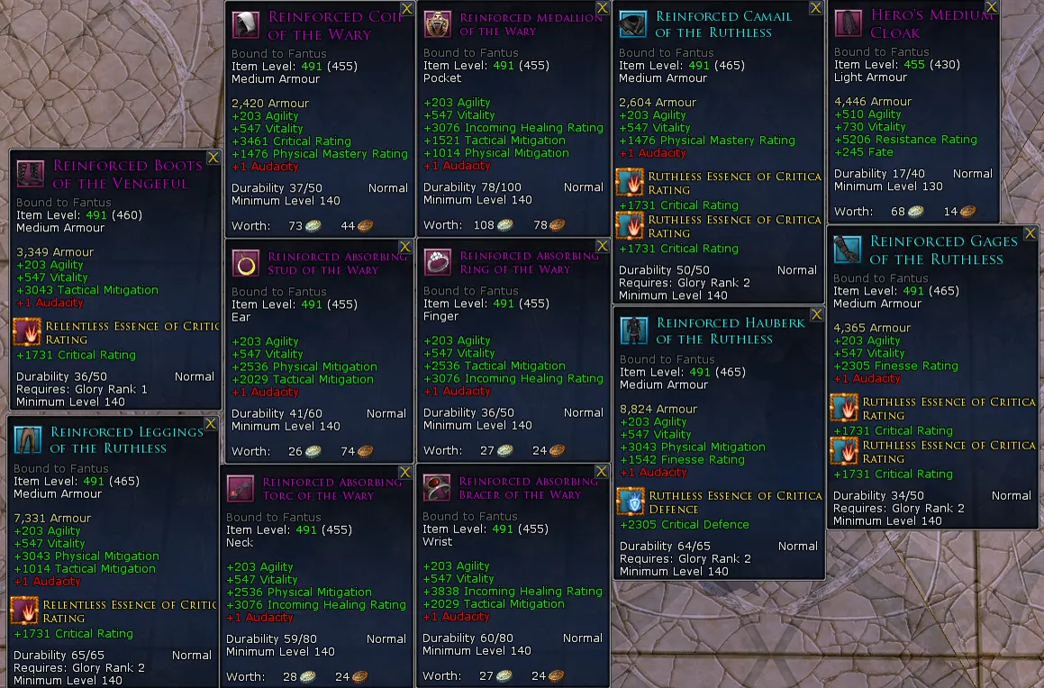 PvP itemization